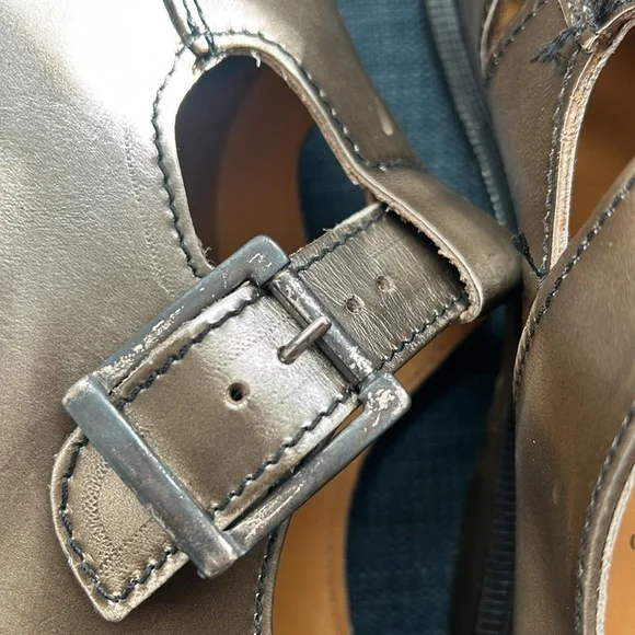 Like New Vintage Bronze Doc Marten Mary Janes Size 8 UK Women’s 10 - Picture 3 of 8